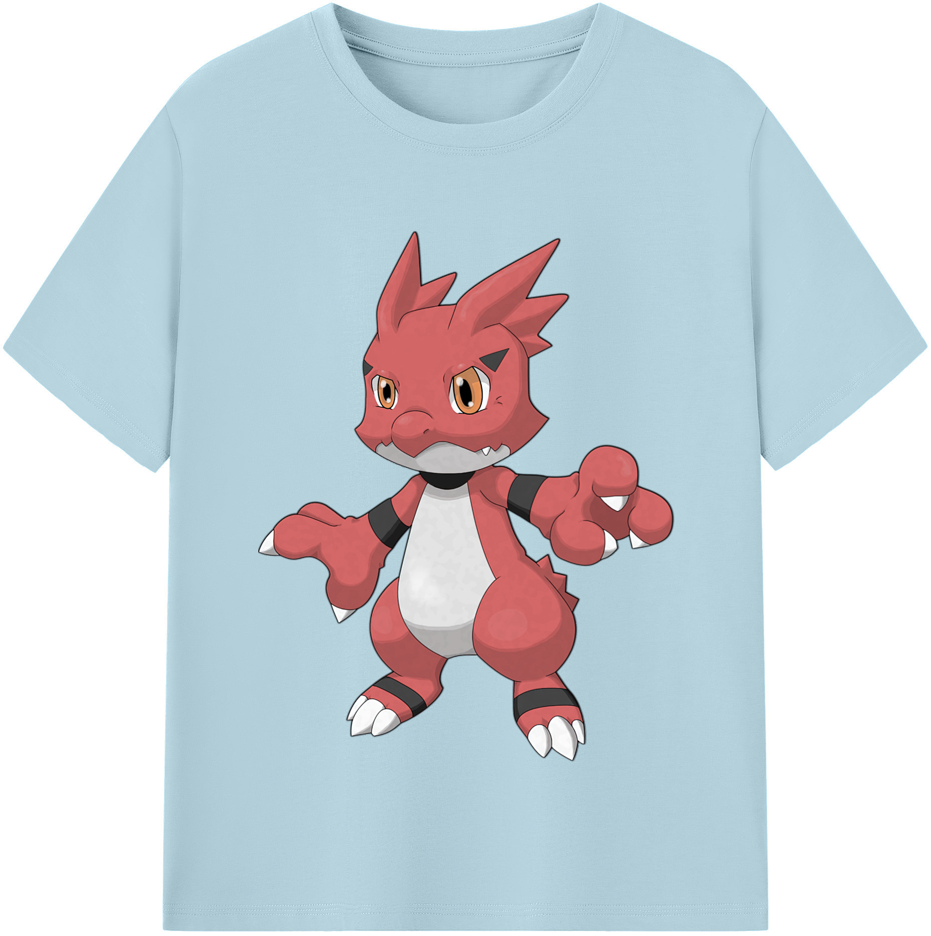 （画像用） Digimon デジタルモンスター/デジモン 綿100％半袖Tシャツ（フロントプリント）